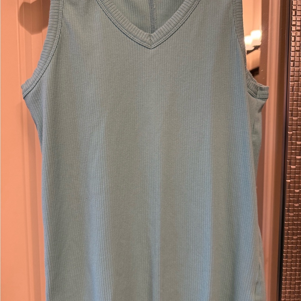 Maurices Sky Blue V-Neck Tank Top